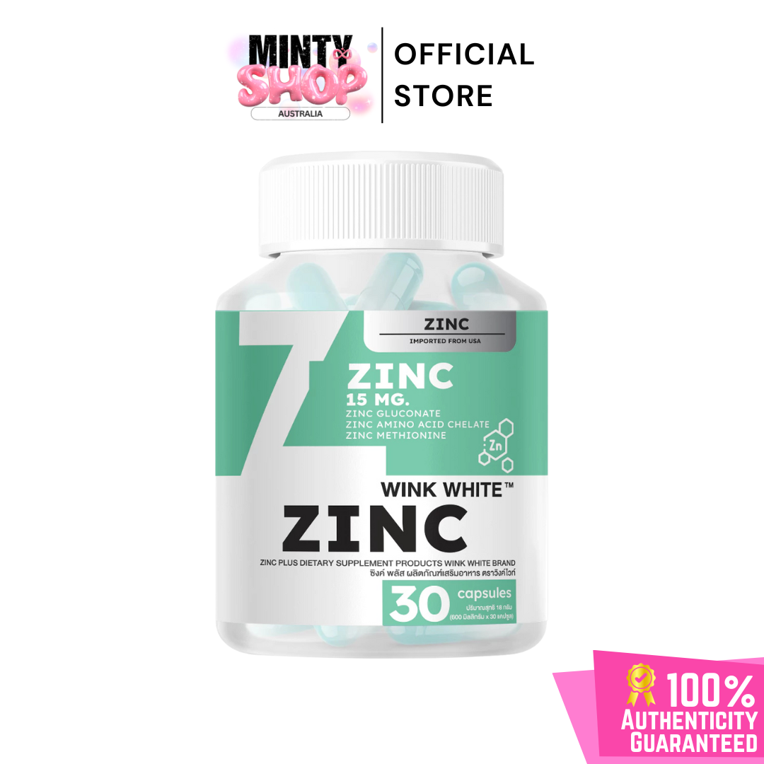 WINK WHITE ZINC PLUS 30 Capsules Buy 1 Get 1 Free