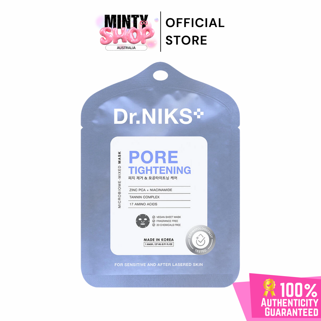 Dr.NIKS Pore Tightening Microbiome-Mixed Mask x 1 Sheet