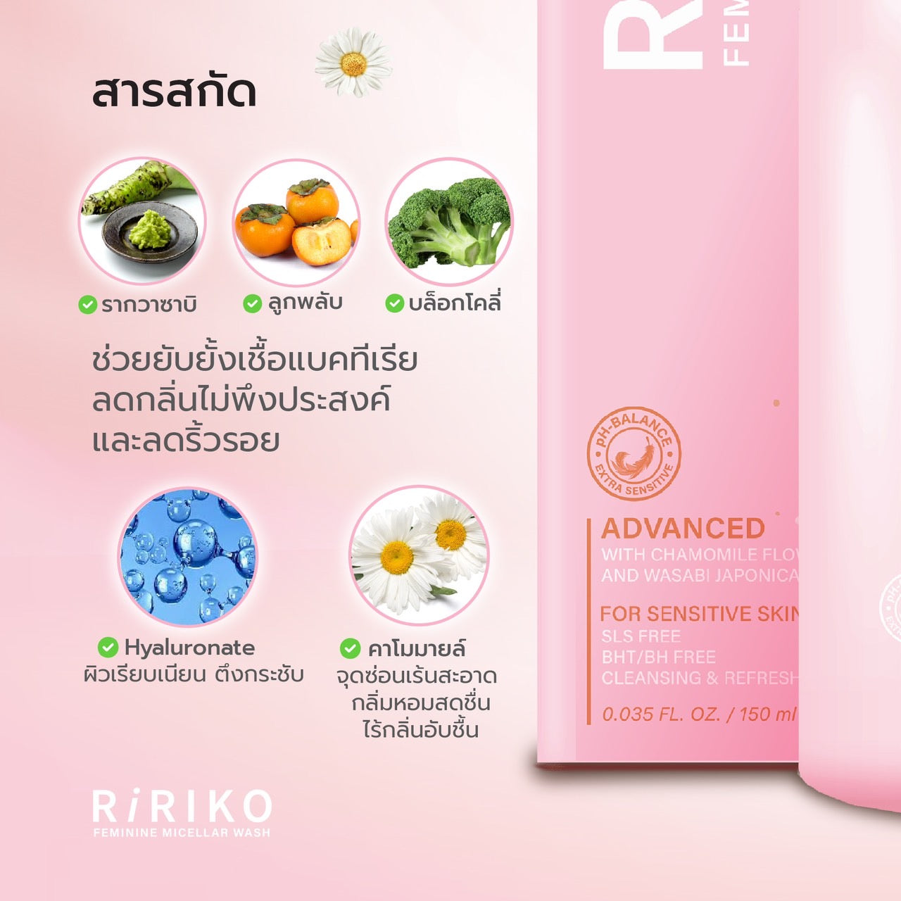 Ririko Femine Wash 150 ml