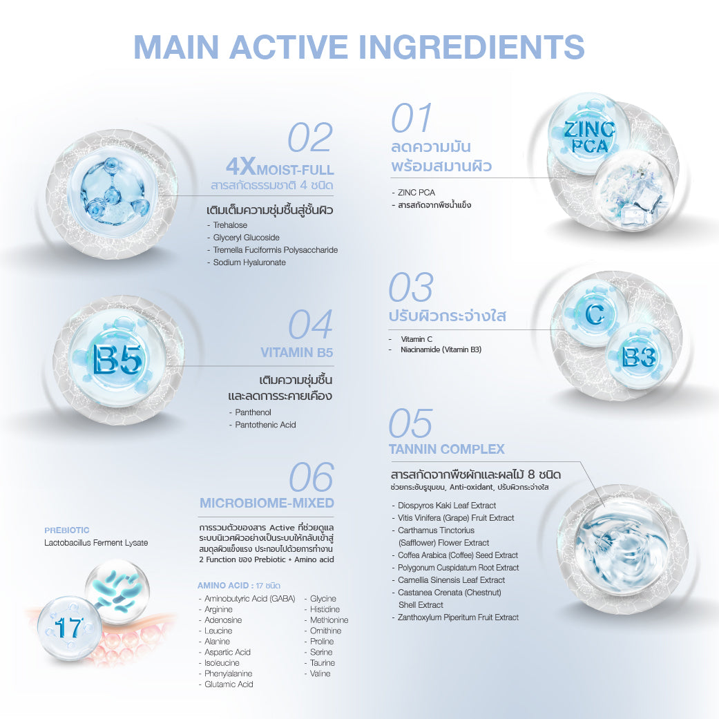 Dr.NIKS Pore Tightening Microbiome-Mixed Mask x 1 Sheet