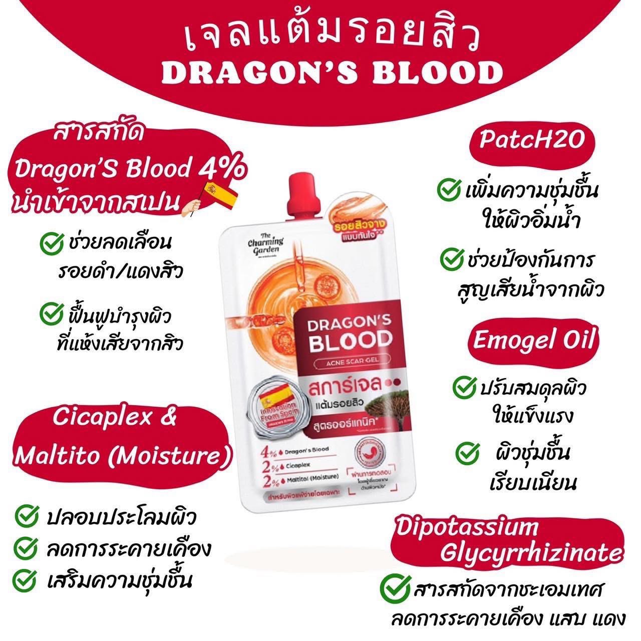 The Charming Garden Dragon’s Blood Facial Gel (7g)