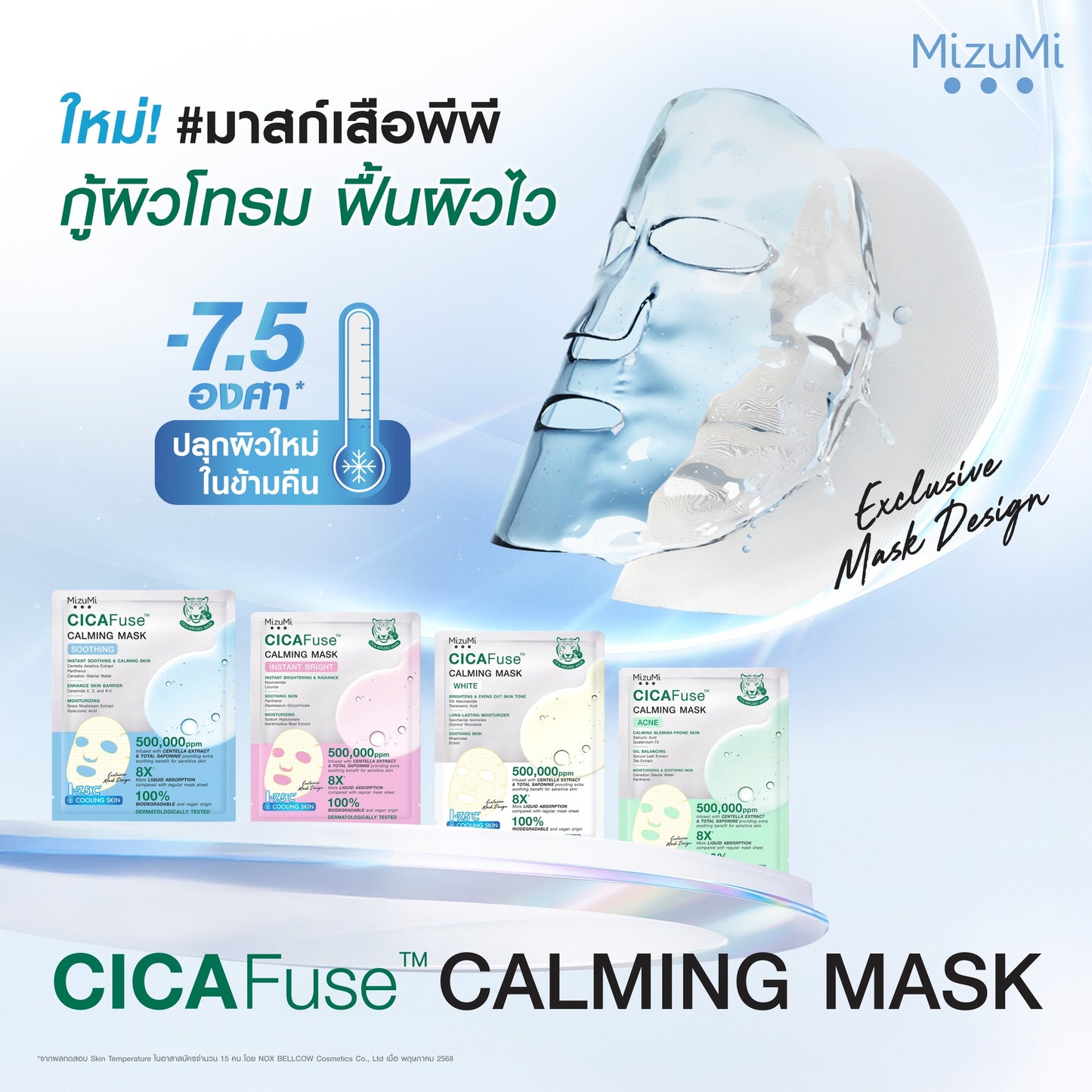 MIZUMI - CICAFuse Calming Mask Acne 1 Sheet