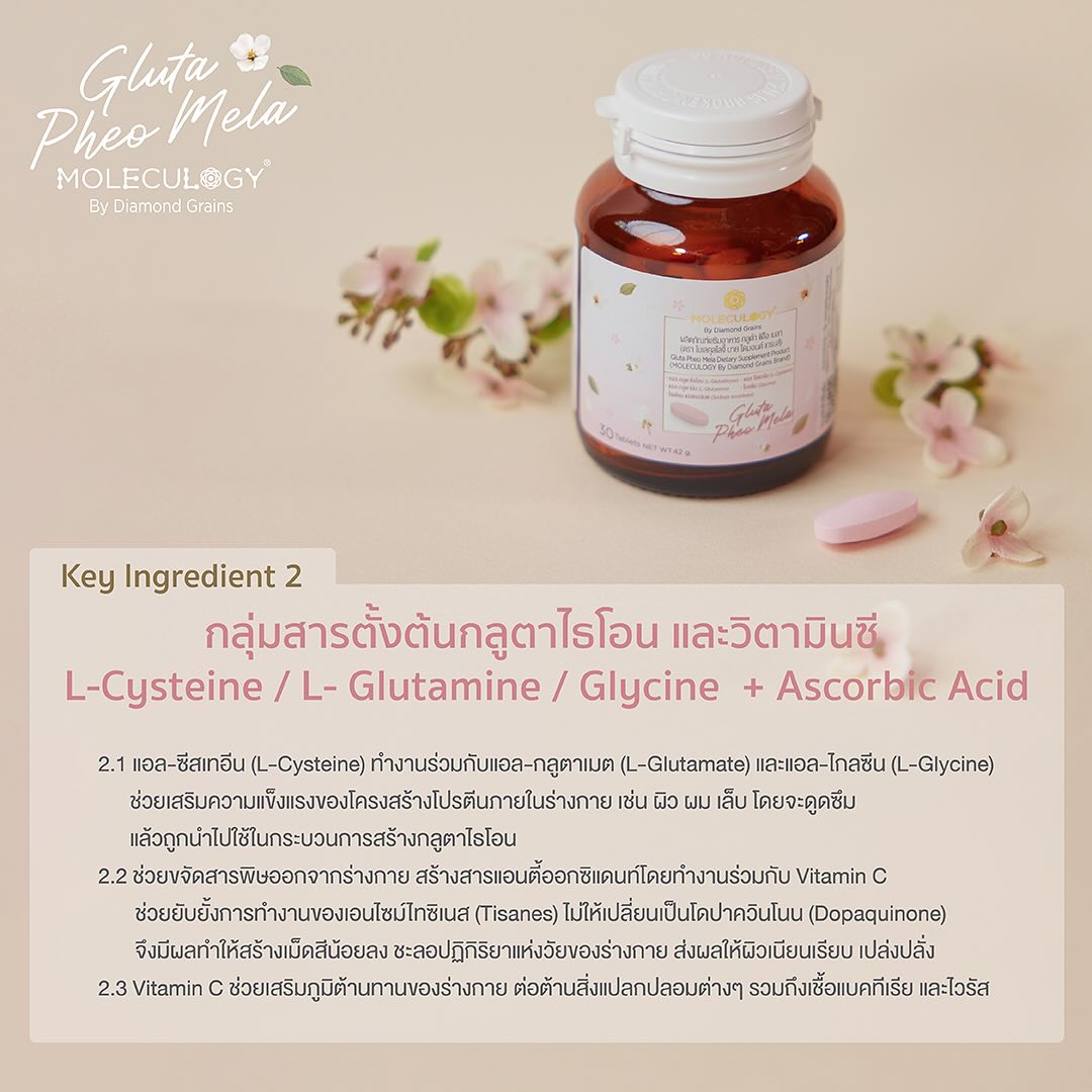 MOLECULOGY Gluta Pheo Mela 30 capsules