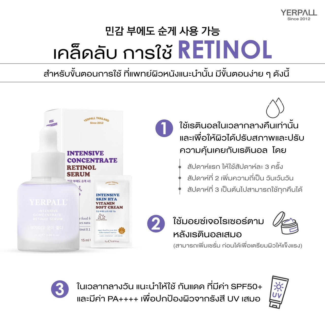 Yerpall Intensive Concentrate Retinol Serum 15ml