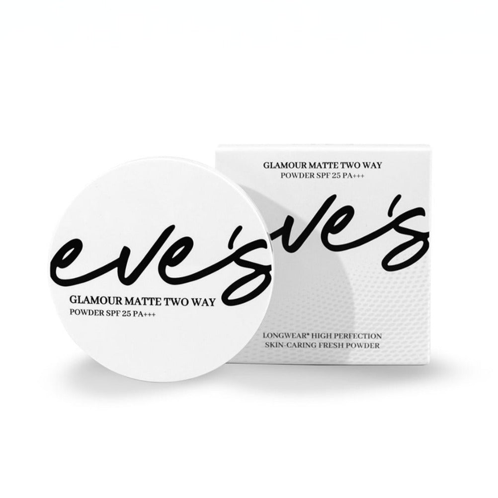 EVE’S GLAMOUR MATTE TWO WAY POWDER SPF 25 PA+++ 7g