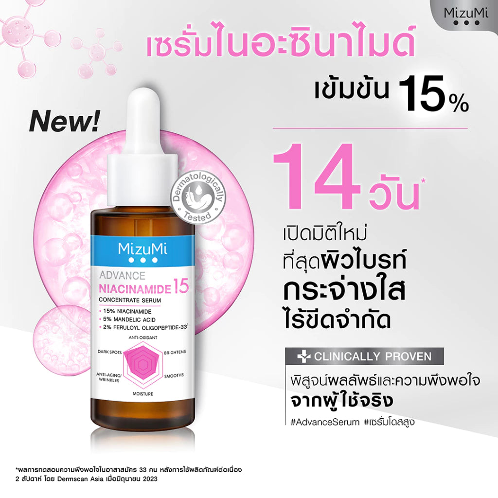 MIZUMI - Advance Niacinamide 15 Concentrate Serum 30ml