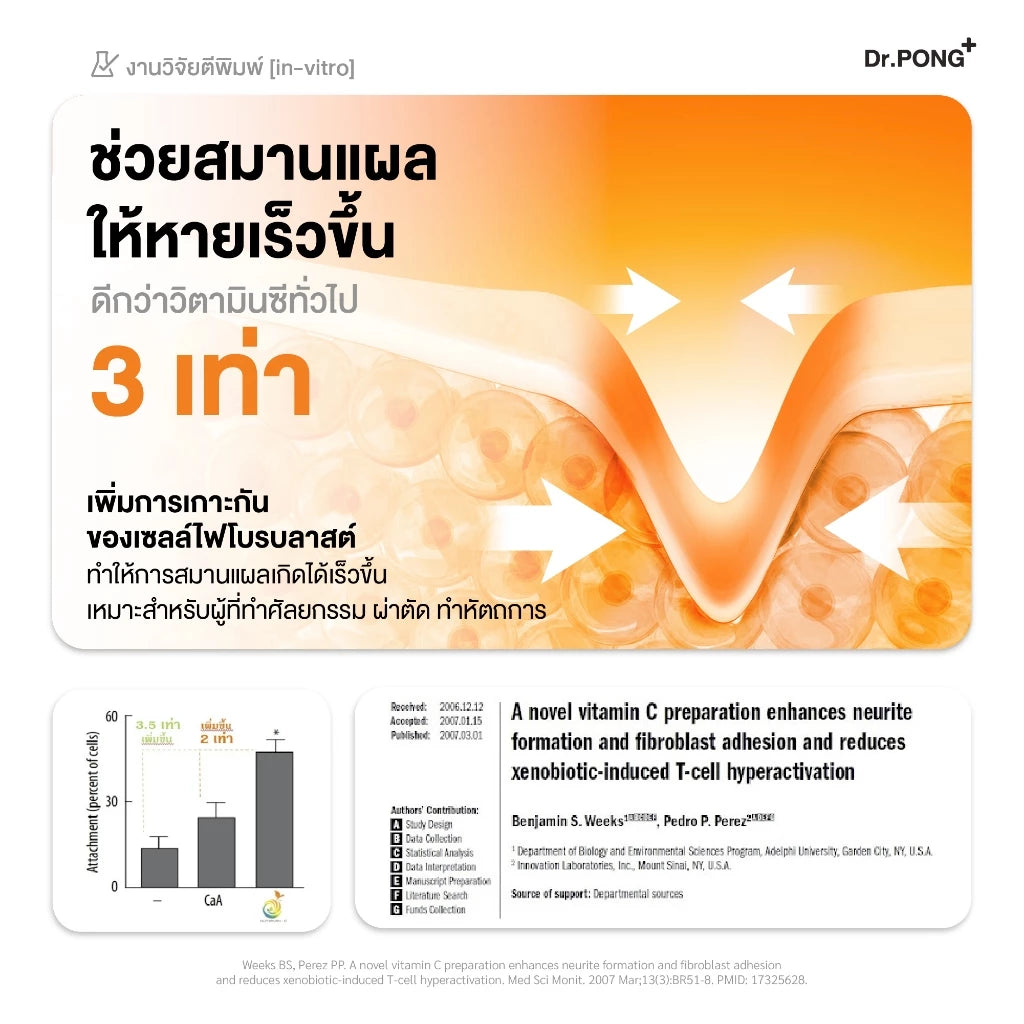 Dr.PONG ENC 500 Nutrimin C 500mg : Vitamin C 30 capsules