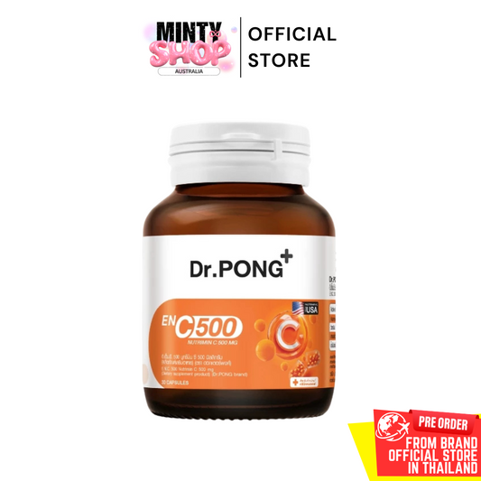 Dr.PONG ENC 500 Nutrimin C 500mg : Vitamin C 30 capsules