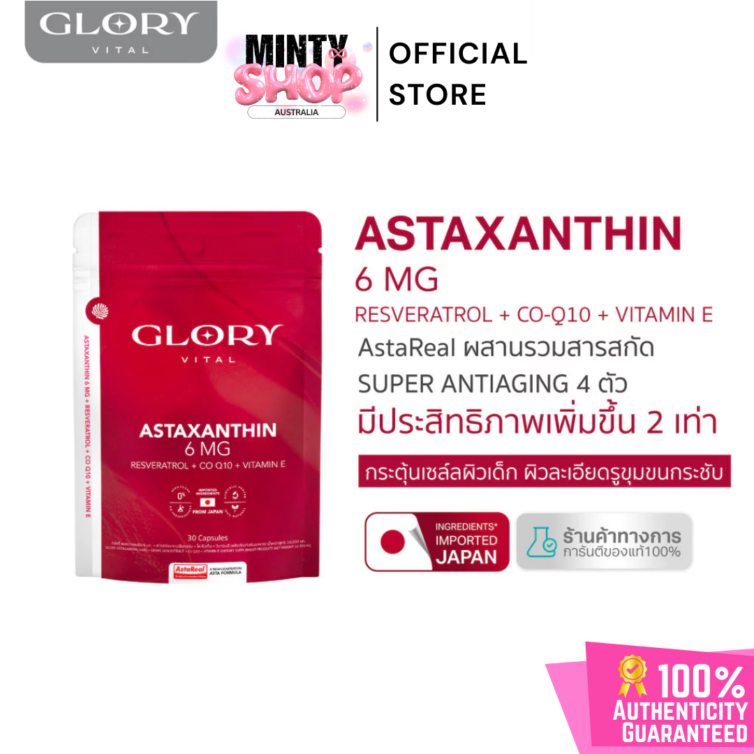 GLORY ASTAXANTHIN 6mg 30 Capsule