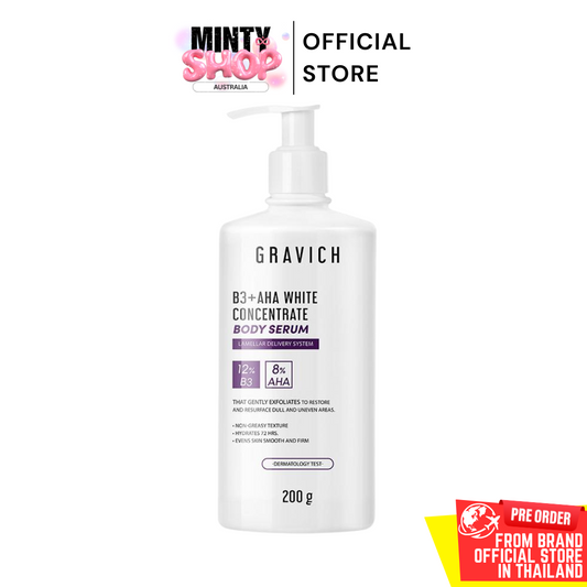 Gravich B3+ AHA White Concentrate Body Serum 200g