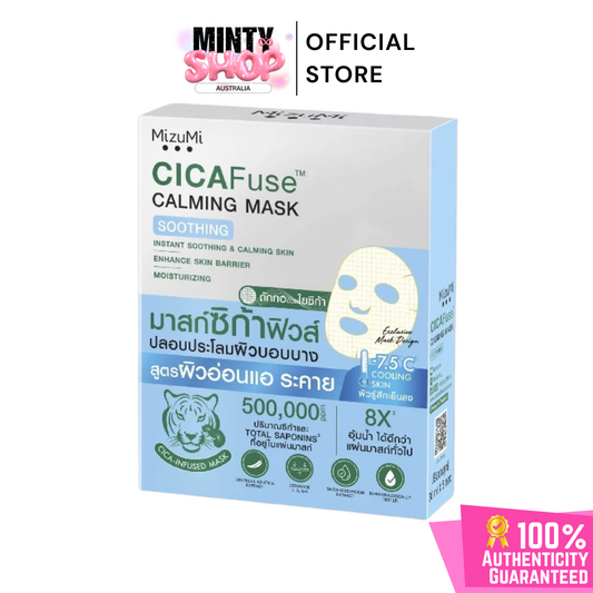 MIZUMI - CICAFuse Calming Mask Soothing (1 Box x 5 Sheet)