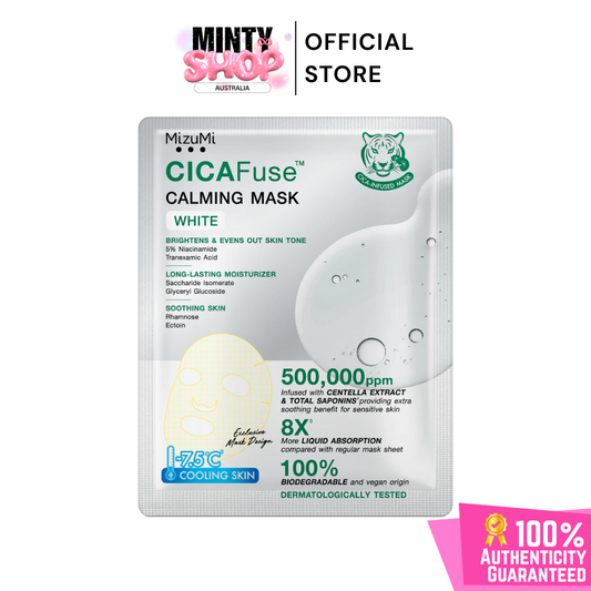 MIZUMI - CICAFuse Calming Mask White 1 Sheet