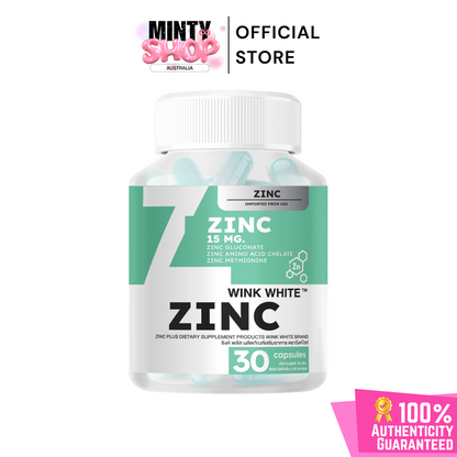WINK WHITE ZINC PLUS 30 Capsules Buy 1 Get 1 Free
