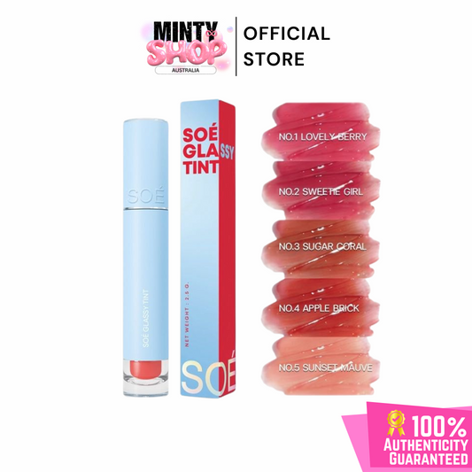 Soé Glassy Tint – Vibrant Color, Long-lasting Shine!