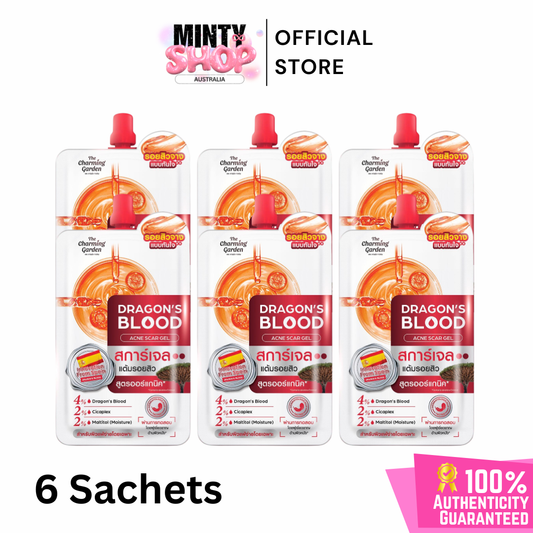 [6 Sachets] The Charming Garden Dragon’s Blood Facial Gel 7g