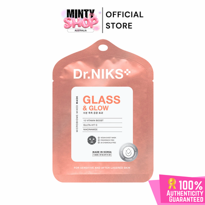 Dr.NIKS Glass & Glow Microbiome-mixed Mask x 1 Sheet
