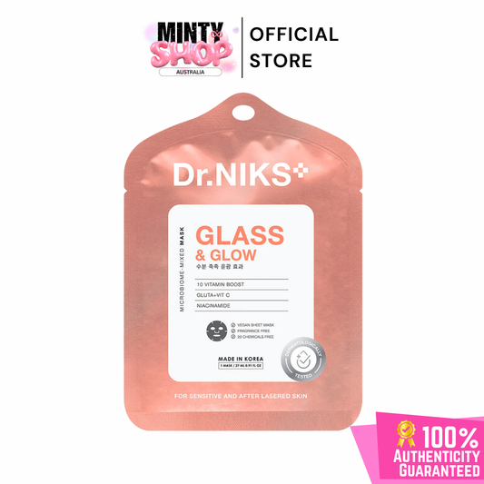 Dr.NIKS Glass & Glow Microbiome-mixed Mask x 1 Sheet