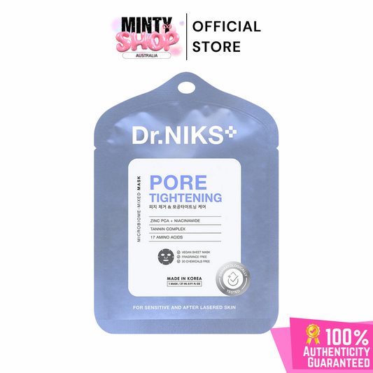 Dr.NIKS Pore Tightening Microbiome-Mixed Mask x 1 Sheet