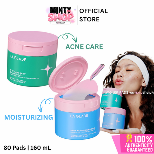 LA GLACE DAILY TONER PADS ACNE & MOIST 80 Pads
