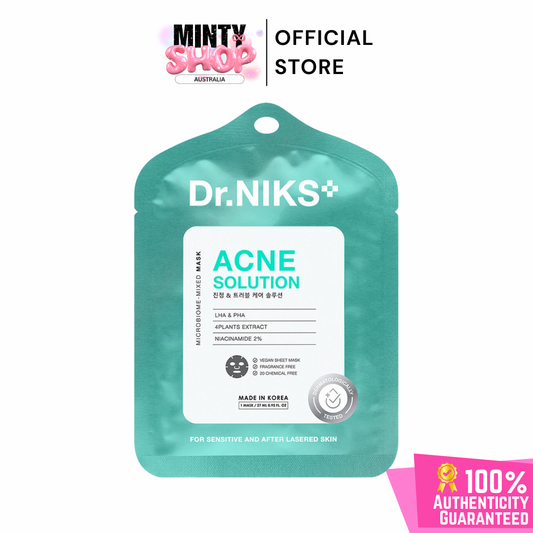Dr.NIKS Acne Solution Microbiome-Mixed Mask x 1 Sheet