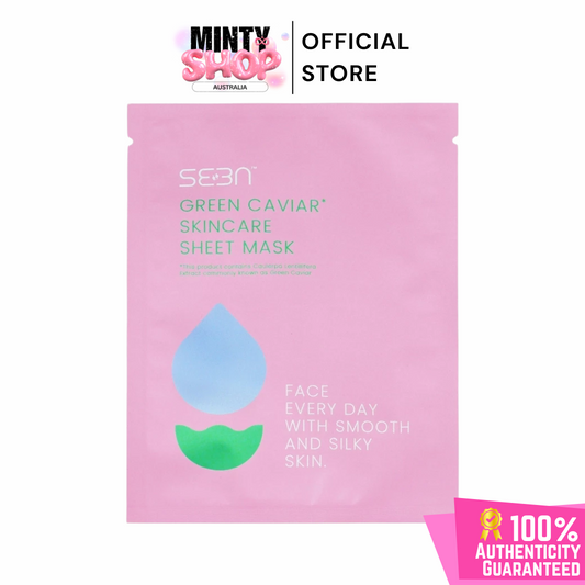 SEEN Green Caviar Skincare Sheet Mask x 1 Sheet