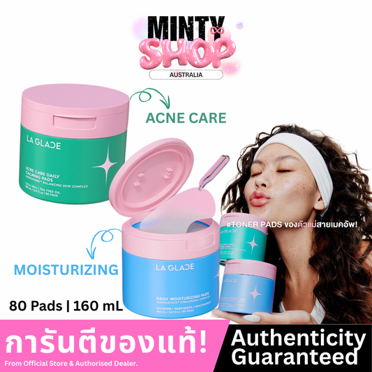 LA GLACE DAILY TONER PADS ACNE & MOIST 80 Pads