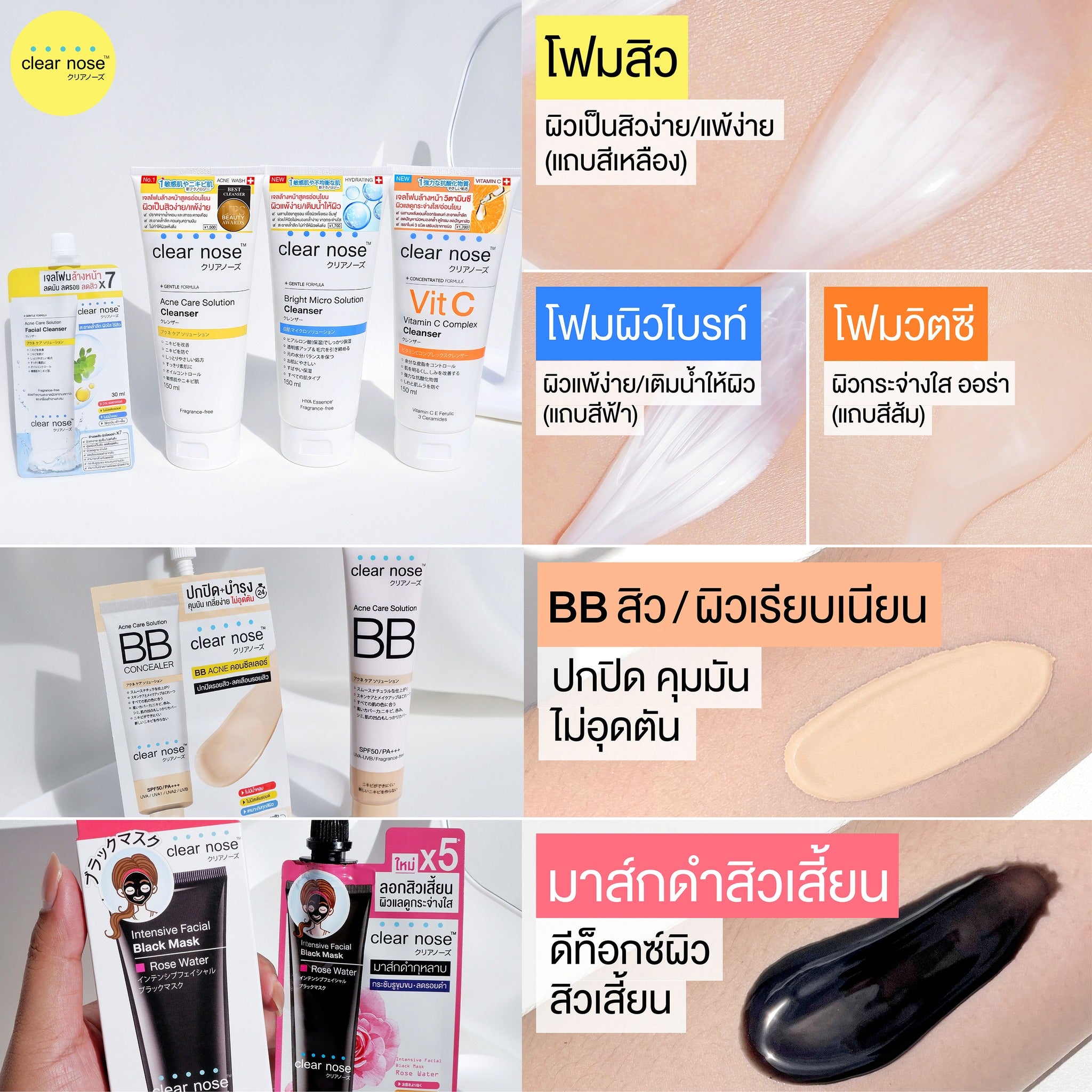 CLEAR NOSE Budget-Friendly Sachet