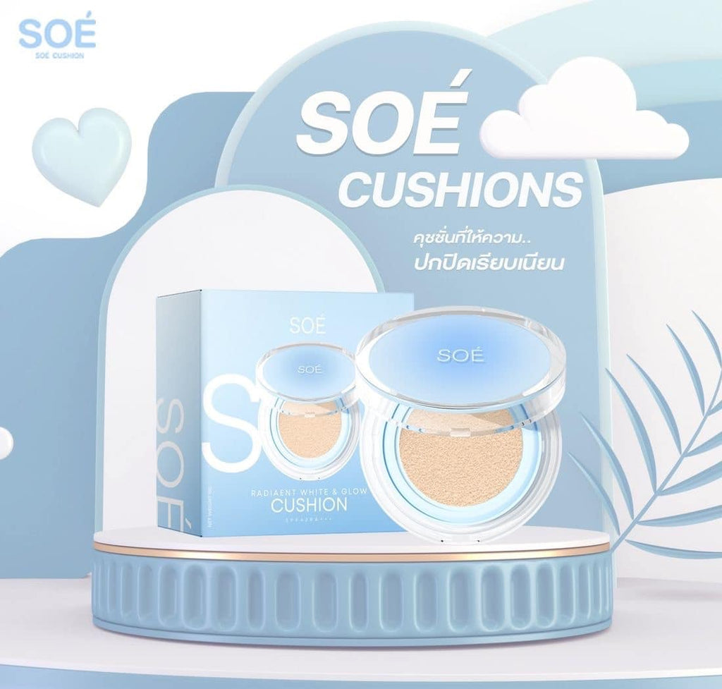 SOÉ RADIAENT WHITE & GLOW CUSHION  SPF42 pa+++
