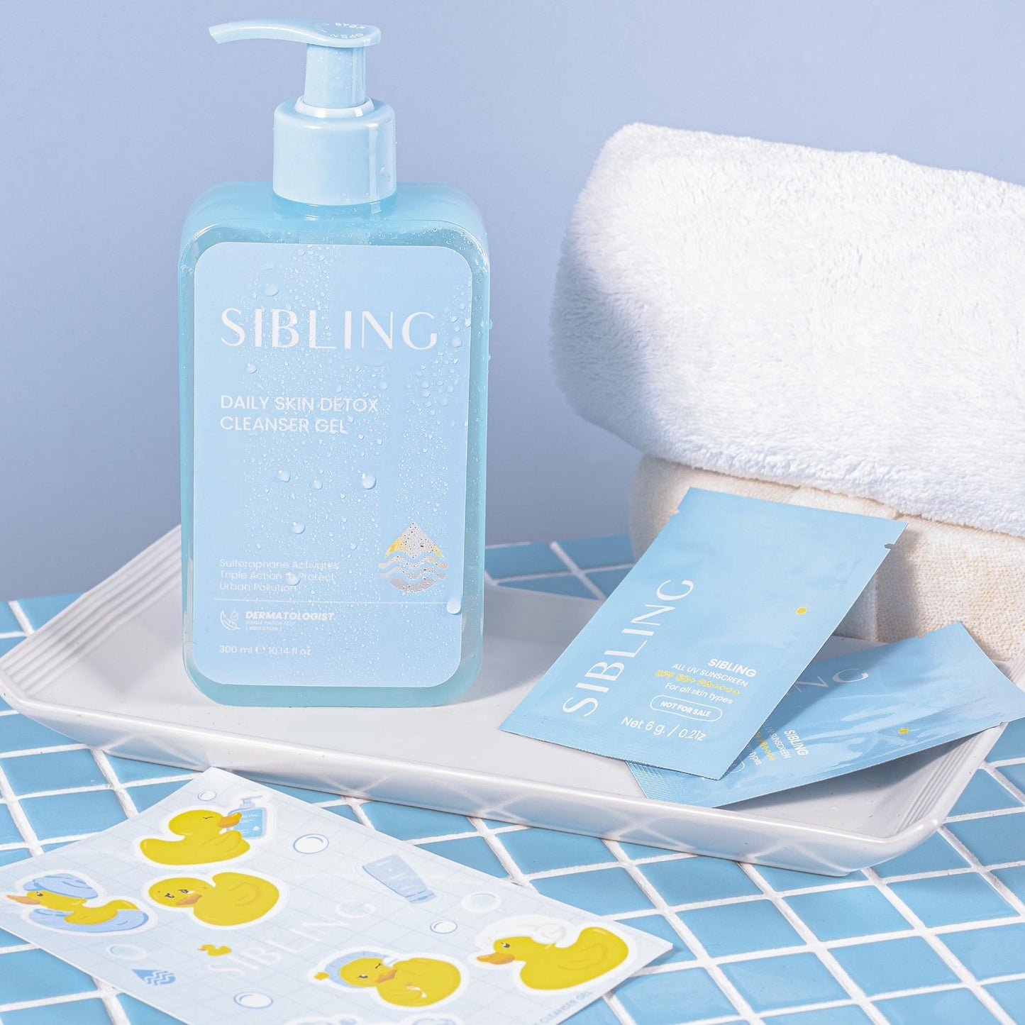 Sibling Daily Skin Detox Cleanser Gel JUMBO!! 300 ml.