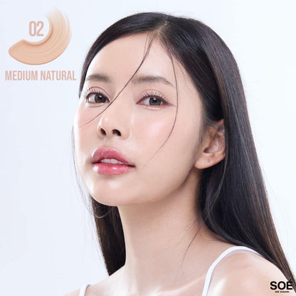 SOÉ RADIAENT WHITE & GLOW CUSHION  SPF42 pa+++