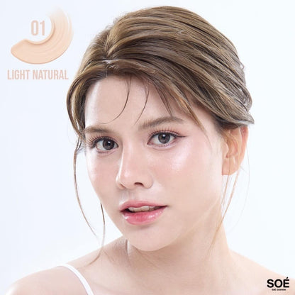 SOÉ RADIAENT WHITE & GLOW CUSHION  SPF42 pa+++