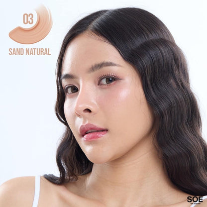 SOÉ RADIAENT WHITE & GLOW CUSHION  SPF42 pa+++