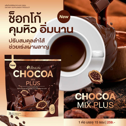 Puiinun - Chocoa Mix Plus 225g/15 Sachet Pack