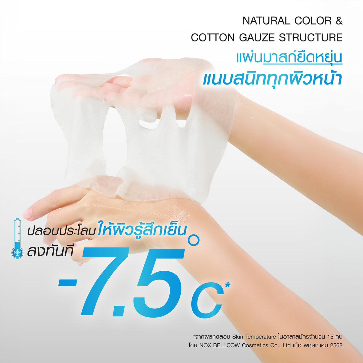 MIZUMI - CICAFuse Calming Mask White (1 Box x 5 Sheet)