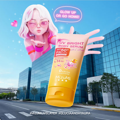 MIZUMI - UV Bright Body Serum Vit C Gluta 180ml