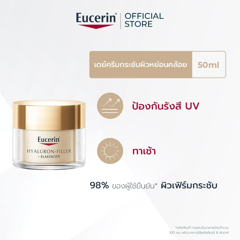 Eucerin HYALURON-FILLER + ELASTICITY DAY CREAM SPF30 50 ML - PRE ORDER