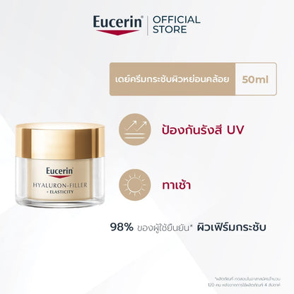 Eucerin HYALURON-FILLER + ELASTICITY DAY CREAM SPF30 50 ML - PRE ORDER