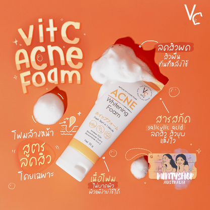 VC Vitamin C Acne White Foam 50g