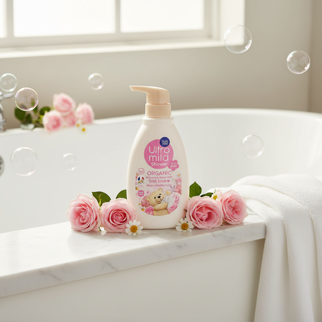 Babi Mild First Love Bath Lifestyle Scene
