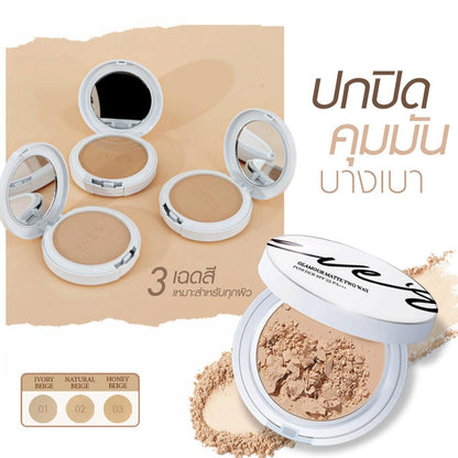 EVE’S GLAMOUR MATTE TWO WAY POWDER SPF 25 PA+++ 7g
