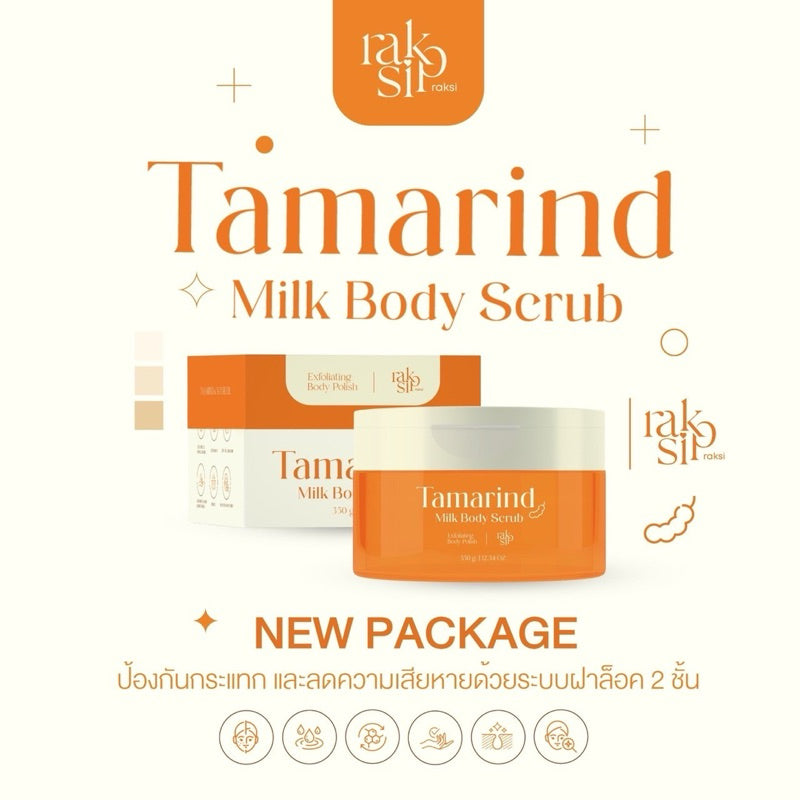 RAKSI SCRUB - Tamarind Milk Body Scrub 350 ml
