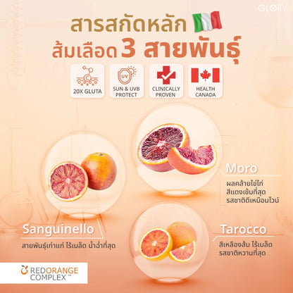 GLORY Blood Orange Extract 200mg Plus  60 Capsule