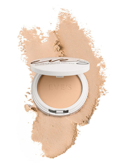 EVE’S GLAMOUR MATTE TWO WAY POWDER SPF 25 PA+++ 7g