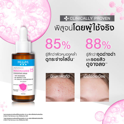 MIZUMI - Advance Niacinamide 15 Concentrate Serum 30ml