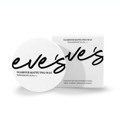 EVE’S GLAMOUR MATTE TWO WAY POWDER SPF 25 PA+++ 7g