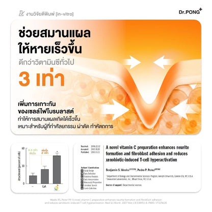 Dr.PONG ENC 500 Nutrimin C 500mg : Vitamin C 30 capsules