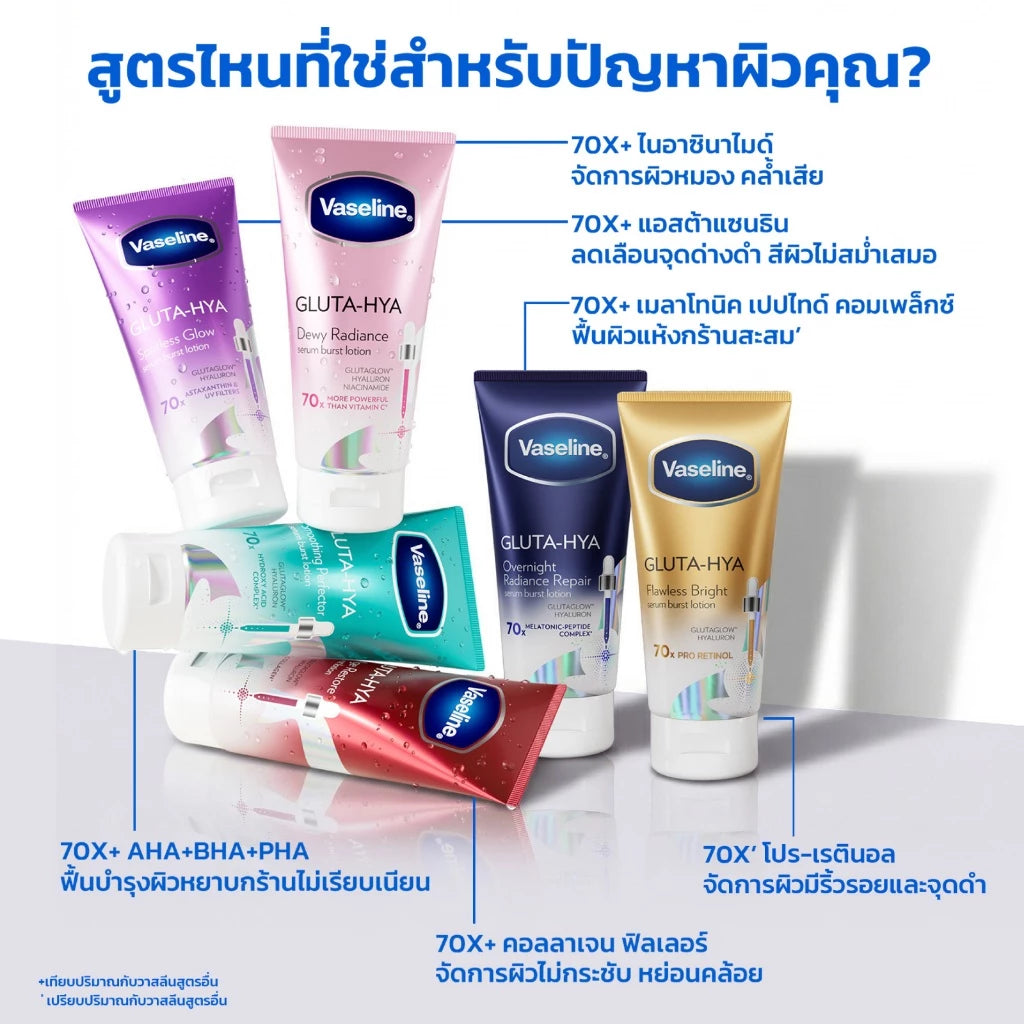 Vaseline Gluta-Hya Healthy Bright Serum Lotion 290ml