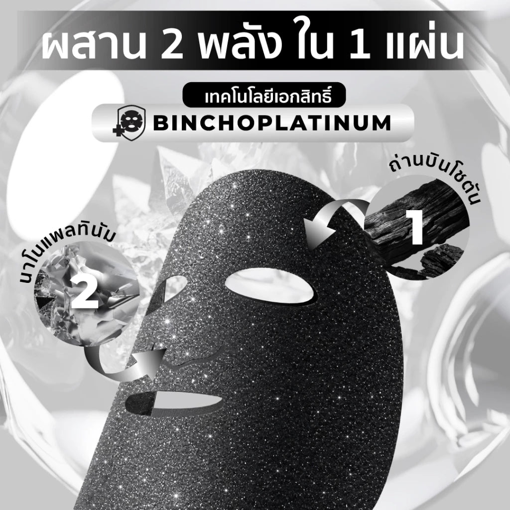 HER HYNESS INSTANT GLOW BLACK MASK 7 Sheets