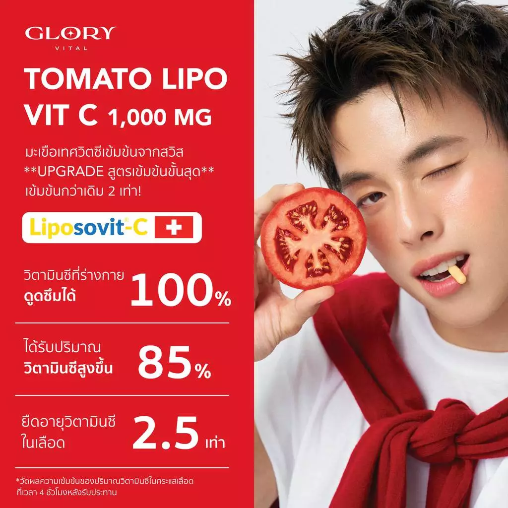 GLORY TOMATO LIPO VIT-C 1000 mg 60 Capsule